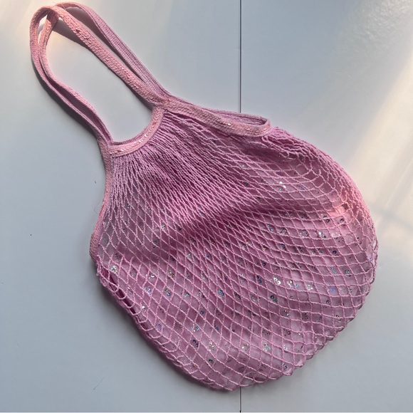Y2K Retro Mermaid Fishnet Tote - Picture 1 of 8